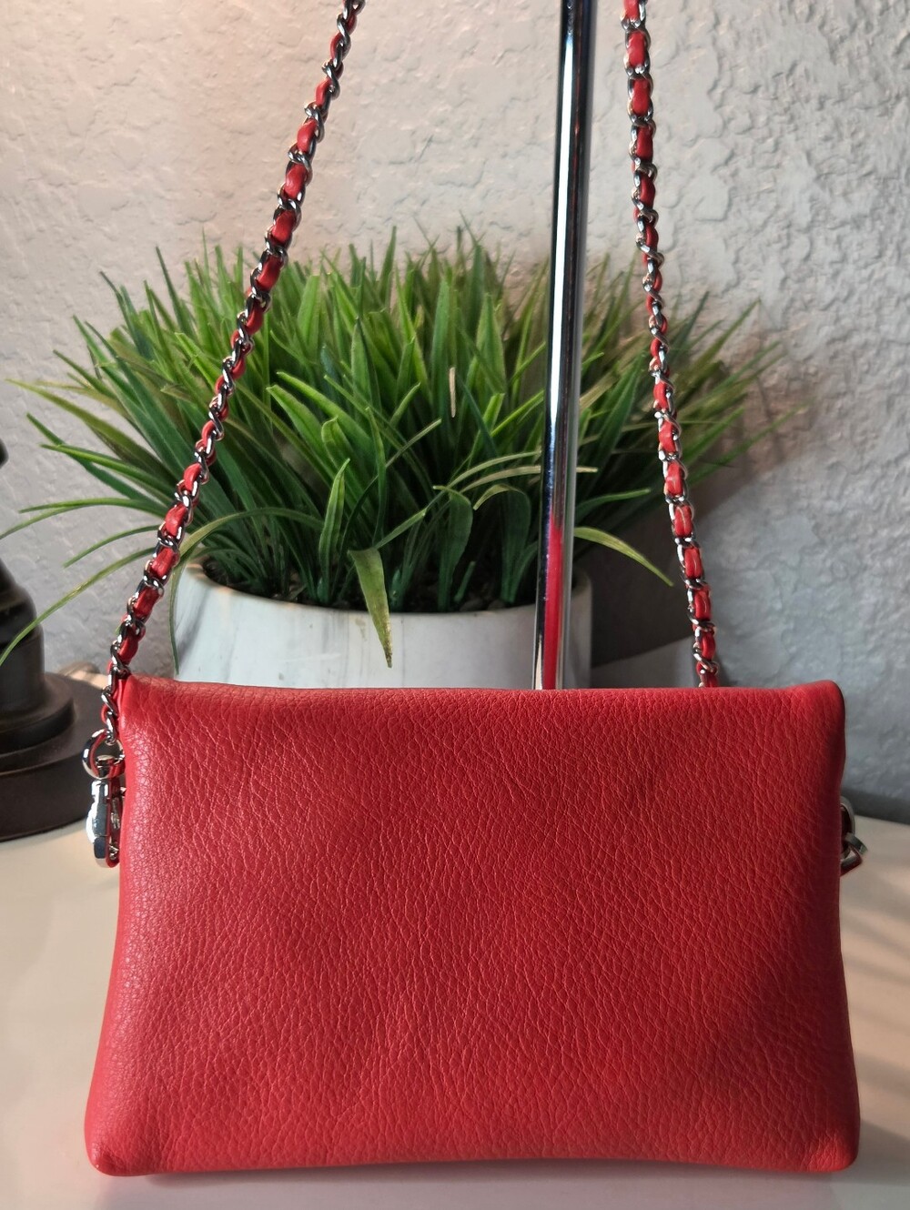 Desigual Half Logo Dortmund Coral Crossbody Shoulder Clutch Bag - Picture 4 of 14